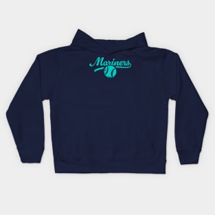 Retro Mariners Kids Hoodie